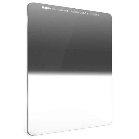 UPC: 6972288551441 | Haida Red Diamond 75x100mm 1.2 4-Stop Glass Reverse Graduated Neutral Density Filter