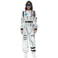 thumbnail image 2 of AOMPMSDX Womens and Mens Zipper Astronaut 3PCS Outfits for Stage Performance Clothing Set, 2 of 3