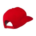thumbnail image 4 of Boxing Face Emoticon Embroidered Snapback Cap - Red OSFM, 4 of 5