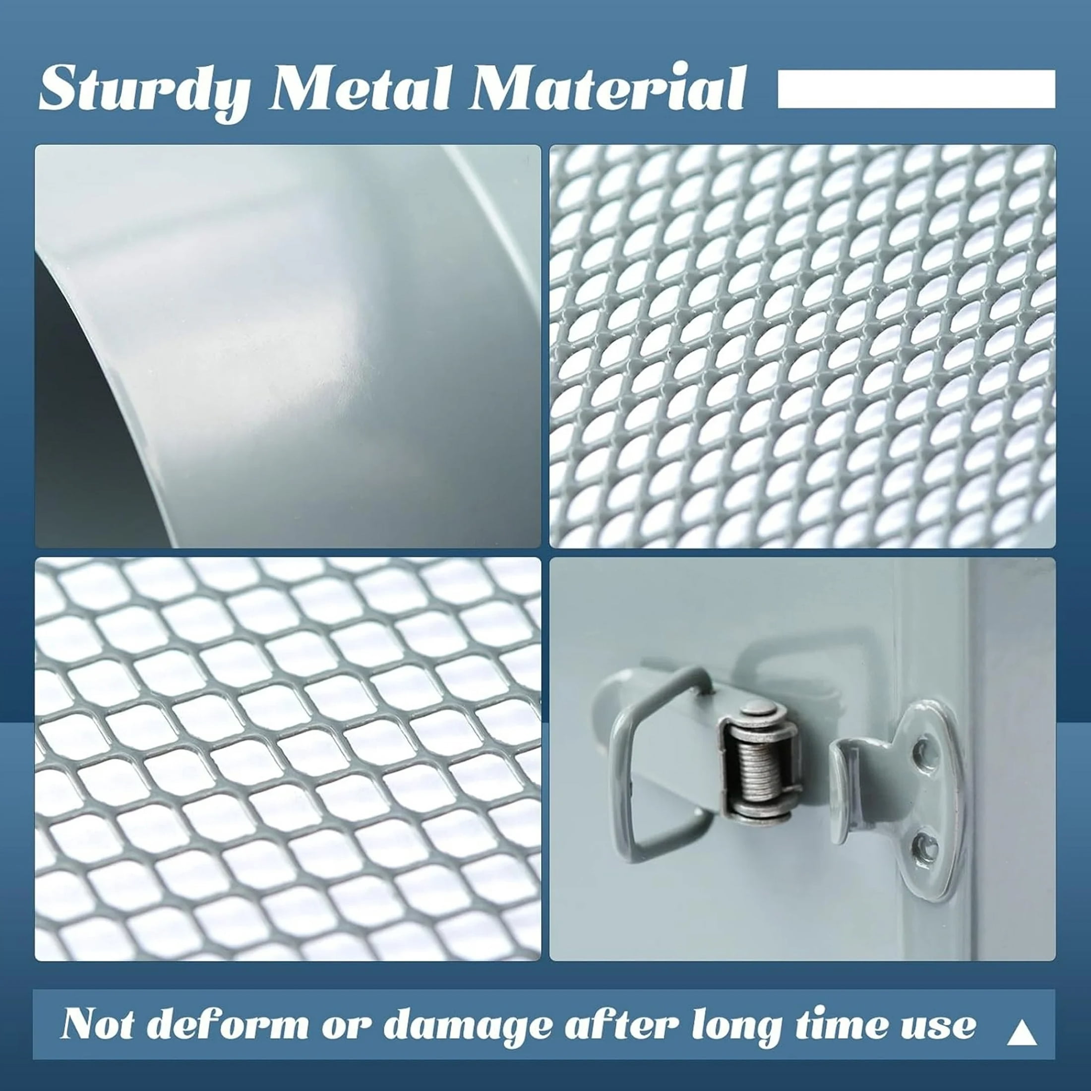 Metal Dryer Duct Lint Trap, Indoor Dryer Vent Kit Compatible with Electric Clothes Dryer with 4" 8FT Dryer Vent Hose 2 Clamps 2 Stainless Steel Mesh
