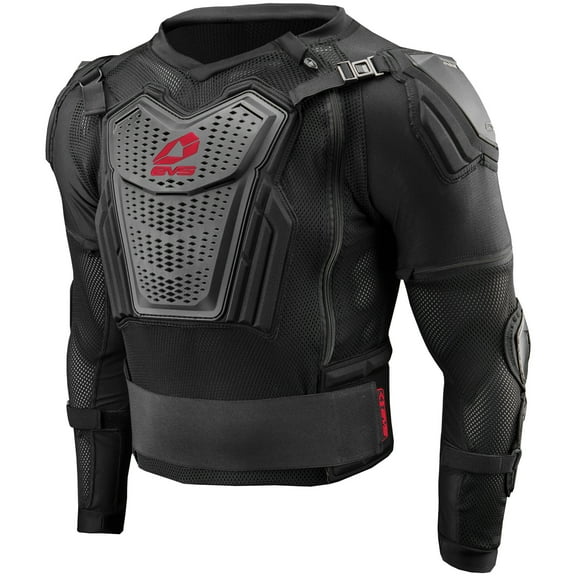 EVS Comp Suit Ballistic Mens Protective Jersey Black/Red SM
