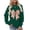 Valentine sweatshirt women-Green, variant on Homenesgenics Valentines Day Clothes Women Bow Heart Print Long Sleeve Round Neck Sweatshirt Sweatshirt Sweatshirt No-Cap Sweatshirt Brown XS