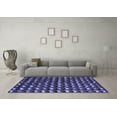 thumbnail image 3 of Ahgly Company Indoor Rectangle Abstract Blue Modern Area Rugs, 2' x 3', 3 of 4