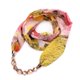 thumbnail image 4 of Women Printed Chiffon Ring Scarf Hijabs Multi-style Jewelry Necklace Flower Pendant Scarf Lady Apparel Accessories Wholesale, 4 of 4