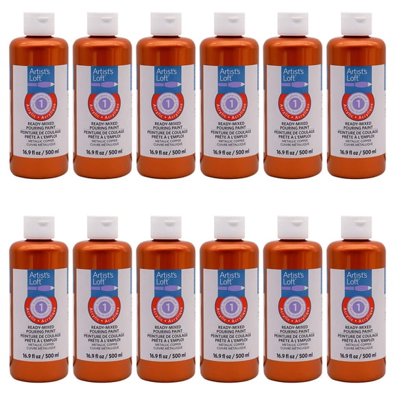 12 Pack: Acrylic Ready-Mixed Pouring Paint by Artist's Loft
