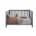 Lolly & Me Color Me 3in1 Convertible Crib Pebble gray
