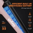 thumbnail image 3 of Actbest 26" Electric Bike for Women, 500W Powerful Motor, 48V 7.8Ah Battery, 7-Speed, Front Suspension, LCD Display, Wide Saddle, Mountain E-Bike for Adults, 3 of 8