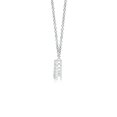 thumbnail image 2 of Angara Natural Diamond Necklace - Contemporary Round Diamond Journey Pendant Necklace in 14K White Gold for Women, 2 of 8