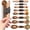 Rose Gold, variant on Minteem 8-Piece Magnetic Stainless Steel Measuring Spoons Set Leveler Included, Black, Dual-Sided for Spice Jar & Liquid Measuring