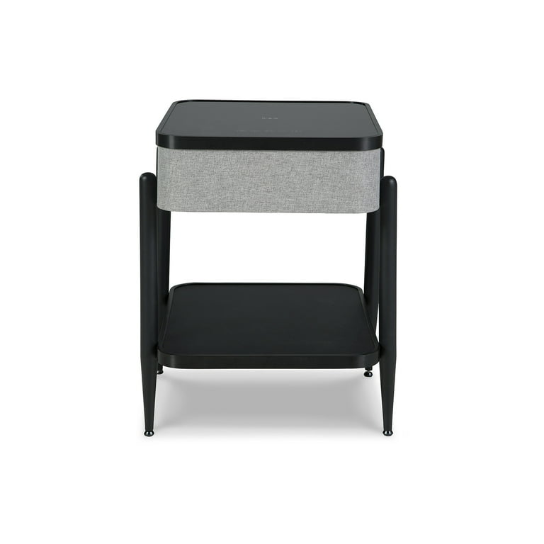 Jorvalee Accent Table - Gray/Black