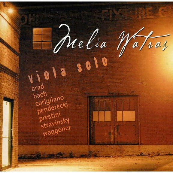 Melia Watras - Viola Solo - Music & Performance - CD