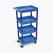 Luxor Tub Shelf Cart - Four Shelves in Blue (BUSTC1111BU)