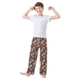 thumbnail image 3 of Wobogo Sugar Skull Rose Long Pajama Pants Bottoms Soft Sleepwear with Pockets, 3 of 9