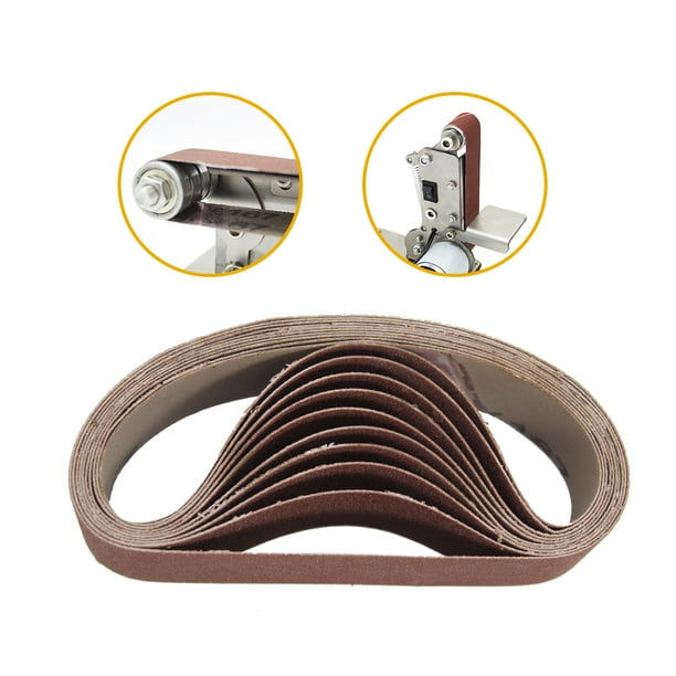 Yeacher 10pcs 30x330mm Abrasive Sanding Belts 800 Grit Sanding