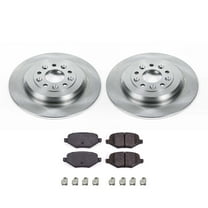 Ultimate Brakes Rear Ceramic Brake Pad and Rotor Kit with Hardware WM80293