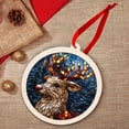 thumbnail image 5 of Cheerful Christmas Ornament, Hanging Decor for Christmas Tree or Rearview Mirror, Gift for Men & Women, Family & Colleagues, Stained Glass Suncatcher Ornament, Cheerful Ornament 2025, 5 of 6