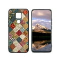 thumbnail image 1 of Boho-Country-Patchwork-quilt-squares Phone Case, Degined for Moto G Play 2021 Case Men Women, Flexible Silicone Shockproof Case for Moto G Play 2021, 1 of 1