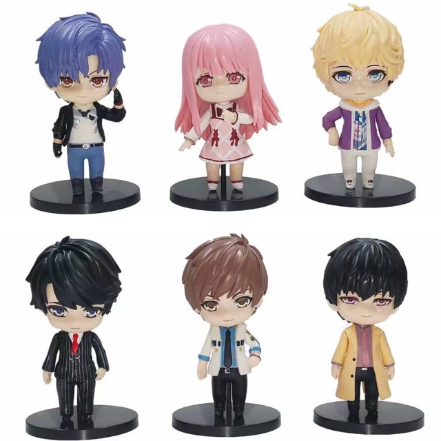Figura de anime de juguete Mr Loves Queens Choices Gavins, 10 cm, 6 unidades