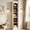 White, variant on Fnova 70.9" Tall Narrow Storage Shelf Unit, 5-Tier Cube Slim Anti-Tip Corner Bookshelf for Living Room Bedroom Home Office
