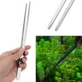 thumbnail image 4 of Long Aquarium Tweezers - 10.6" Straight/Curved Tweezers, Stainless Steel Reptile Feeding tongs, Terrarium Aquascape Tools Feeder for Lizards, Bearded Dragon Snake Tank Accessories, 4 of 8