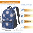 thumbnail image 3 of Sun and Moon Gothic Pattern 17" School Backpacks for Teens,Waterproof Oxford Fabric,S-Shape Padded Straps for School,Travel,Hiking,Camping, 3 of 6