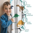 thumbnail image 3 of Blackout Kids Curtains,Colorful Dinosaurs Silhouettes Pattern Childrens Insulated Curtains Set Of 2,Bedroom Essentials,Toddler Room Decor 42"x54", 3 of 5