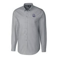 thumbnail image 2 of Men's Cutter & Buck  Charcoal New Hampshire Fisher Cats Big & Tall Oxford Stretch Long Sleeve Button-Down Dress Shirt, 2 of 3