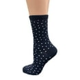 thumbnail image 3 of Sierra Socks Women's Cotton Crew Pin Dot and Striped Casual Dress 4 Pairs Socks (Assorted - Pin Dot/Striped), 3 of 6