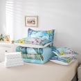 thumbnail image 3 of Dragonfly Twin Comforter Set 7 Piece,Garden Flowers Bed in a Bag with Sheets,Rustic Aesthetic Animal Bedding Sets with 1 Comforter,2 PillowShams,2 Pillowcases,1 Flat Sheet,1 Fitted Sheet, 3 of 5