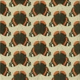 thumbnail image 1 of Ahgly Company Indoor Square Patterned Brown Novelty Area Rugs, 7' Square, 1 of 6
