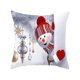 thumbnail image 2 of Herunwer Christmas Snowman Waving Hand Decorative Throw Pillow Covers Pillows Case Square Cushion Cover Cases Pillowcase Sofa Home Decor for Couch Bed Patio Car, 2 of 6