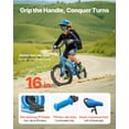 thumbnail image 5 of VEVOR Kids Bike, 16 Inches BMX Style Children Bicycle, Rider Height 3.28 ft - 4.27 ft, Training Wheels Included, Sturdy and Easy to Assemble, Toddler Bike for Boys & Girls Learning to Ride, Blue, 5 of 9