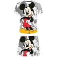 thumbnail image 2 of Conjuntos de Mickey Mouse para niños, ropa de primavera y otoño para niñas, camisetas de manga corta, pantalones cortos, traje de la serie Disney de 1 a 14 años, Old12M Gao Jinjia LED, 2 of 2