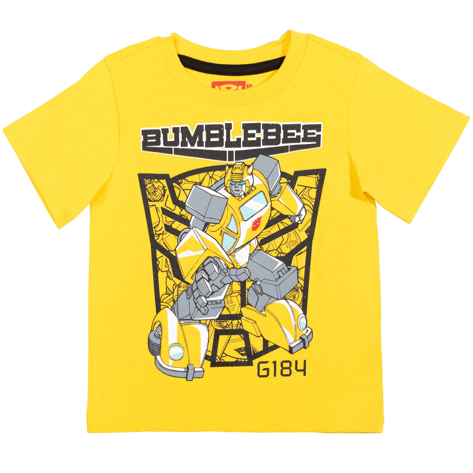 Transformers Toddler Boys' 3-Pack T-Shirts Yellow Blue Black