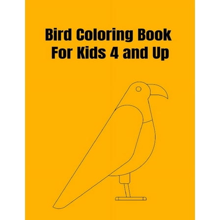 Bird Coloring Book For Kids 4 and Up (Paperback)