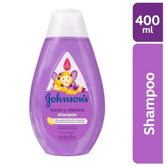 Shampoo Johnsons fuerza y vitamina 400 ml
