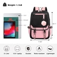 thumbnail image 5 of Backpack for Girls Kids Schoolbag Teen Bookbags Casual College Daypack with USB Charging Port, by PAKASEPT, 5 of 8