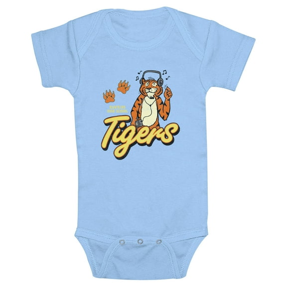 Netflix Infant's Stranger Things Hawkins High School Tigers Logo Bodysuit