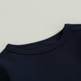 thumbnail image 3 of PENGXIANG Baby Boys 2PCS Pants Sets Long Sleeve  Neck Sweatshirt Tops Solid Color Pants Sets, 3 of 6