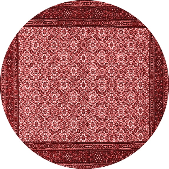 Ahgly Company Indoor Round Persian Red Traditional Area Rugs, 7' Round