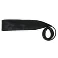thumbnail image 4 of Women Black Metallic Shiny Black Faux Leather Wrap Around Tie Belt Fit Size S M, 4 of 7