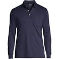 thumbnail image 2 of Lands' End Men's Long Sleeve American-Grown Supima Cotton Polo Shirt with Pocket, 2 of 2