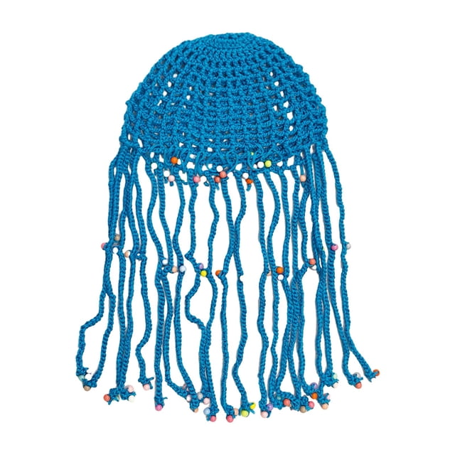 Sombrero De punto Yinane Beanie Cap Borla Decorativo Hecho a Mano Niñas Playa Boho