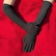thumbnail image 1 of Sexy Women Milk Silk Long Gloves Beautiful Solid Etiquette Gloves Party Mitten, 1 of 3