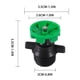 thumbnail image 5 of Aspersor giratorio automático de 1/2 pulgada con rotación de 360 grados para riego de jardín, 10 cabezales de ducha., 5 of 6