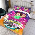 thumbnail image 3 of El Show de Guava Juice Conjunto de sábanas temático, trío de piezas, cómodo y amigable con la piel, diseño único, regalo de decoración para el hogar para familiares, amigos y fans,173cm *218cm, 3 of 6