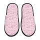 thumbnail image 1 of Balery Ribbon Bow Pantuflas de Casa de Felpa Silenciosas con Diseño Estampado, Zapatillas Cómodas Antideslizantes de Algodón para Interior-Large, 1 of 8