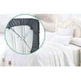 thumbnail image 4 of 3 Clips Bed Corner Holder Bed Sheet Fasteners Mattress Cover Clips Heavy Duty Bedding Sheets Elastic Straps Adjustable 4PCS (White, 3 Clips), 4 of 6