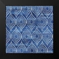 thumbnail image 2 of Wilson, Aimee 20x20 Black Modern Framed Museum Art Print Titled - Dark Indigo Speckles, 2 of 5