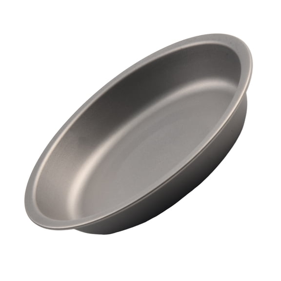Titanium Dish Plate Outdoor Camping Pan Tableware Cookware for Food Fruit Sauce